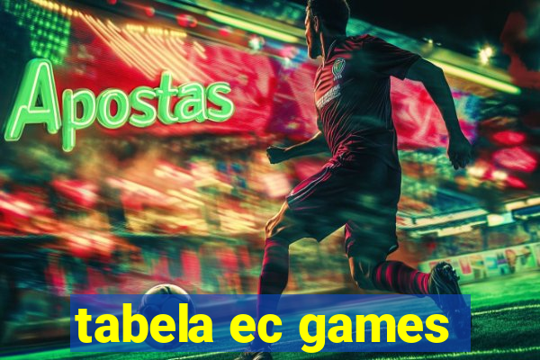 tabela ec games